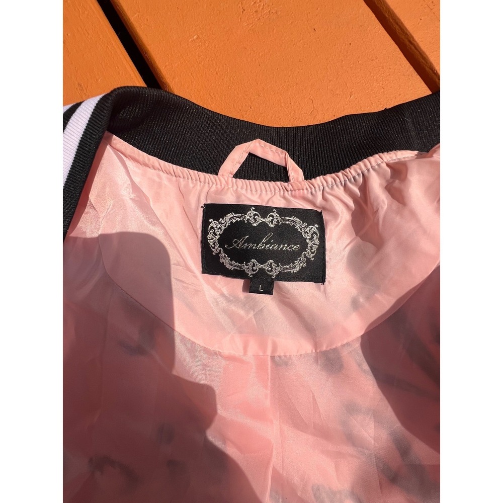 Homemade Pink Ladies Jacket and Poodle Skirt Costume Set 50s Grease Theme Large - Picture 8 of 13